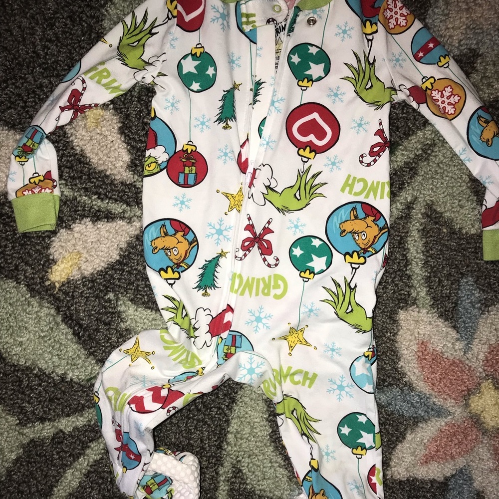 The Grinch onesie